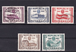 AUSTRIA UNIFICATO NR 845/849 - Usati