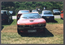 FOTO (NON CARTOLINA) - MOSTRA DI AUTOMOBILI SPORTIVE - ALFA ROMEO IN PRIMO PIANO (cm 12 X 9)  (STP127) - Voitures De Tourisme