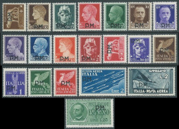 1942 REGNO POSTA MILITARE 20 VALORI MNH ** - SV26-3 - Posta Militare (PM)