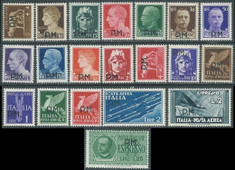 1942 REGNO POSTA MILITARE 20 VALORI MNH ** - SV27-4 - Military Mail (PM)