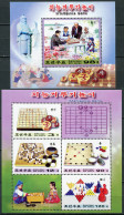 North Korea 2004. Board Games (MNH OG) Set Of 2 S/S - Korea (Noord)