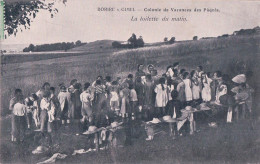 Borire Sur Gimel VD, Colonie De Vacances Des Pâquis, La Toilette Du Matin (25.4.1908) - Gimel