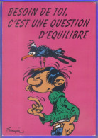 Carte Postale Bande Dessinée   Franquin Gaston Lagaffe    N°142  Très Beau Plan - Stripverhalen