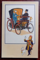 Chromo Tintin Voir Et Savoir " Automobile Origines à 1900 , Série 4 " - Voiturette Peugeot 1891 - Chromo's