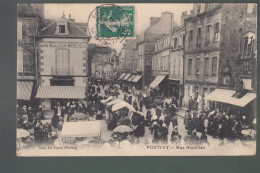 CP - 56 - Pontivy - Rue De Neuillac - Jour De Marché - Pontivy