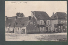 CP - 58 - Perroy - Place De L'Eglise - Other & Unclassified