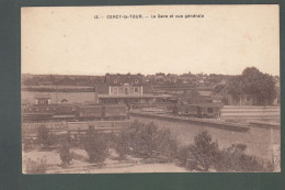 CP - 58 - Cercy-la-Tour - Gare Et Vue Générale - Otros & Sin Clasificación