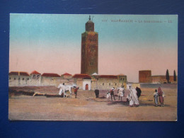 CPSM CARTE POSTALE  - MARRAKECH    ( MAROC  ) - LA KOUTOUBIA - Marrakech