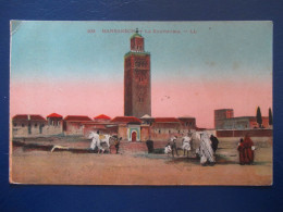 CPSM CARTE POSTALE  - MARRAKECH    ( MAROC  ) - LA KOUTOUBIA - Marrakech