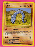 Carte Pokemon Francaise 2016 Xy Evolutions 61/108 Onix 100pv Bon Etat - XY