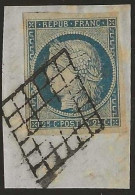 France  .  Y&T   .   4a Sur Fragment  (2 Scans)    .    O  .     Oblitéré - 1849-1850 Ceres
