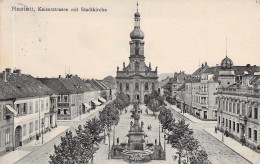 Rastatt - Kaiserstrasse Mit Stadtkirche Gel.1913 - Rastatt