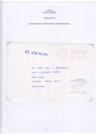 CYPRUS AIRMAIL COVER NICOSIA UK DO NOT FORGET THE 1619 MISSING PERSONS SLOGAN - Cipro (...-1960)