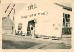 Photo In-32, 8,5x6cm SAINT MAURICE LES CHARENCEY Garage Paul Pirou Shell, Georges Cauvin Successeur ( Rue De Paris ) - Plaatsen
