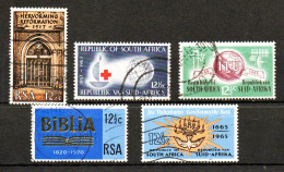 Afrique Du Sud Lot 1 YT 276-295-297-310-327 Côte 15 € - Used Stamps