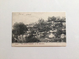 Carte Postale Ancienne (1905) Thuin Les Jardins Suspendus, Vus De Saint-Jean - Thuin