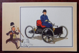 Chromo Tintin Voir Et Savoir " Automobile Origines à 1900 , Série 2 " - Quadricycle Ford 1896 - Chromo's