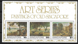 SINGAPORE 1976 PAINTINGS OF OLD SINGAPORE  MNH - Singapore (1959-...)