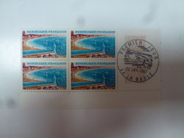 N° 1502 Neuf 1967 Bloc De 4 Premier Jour La Baule 44 Loire Atlantique - Unused Stamps