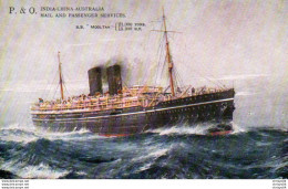 93Maj   P. & O. SS Mooltan India China Australia - Passagiersschepen