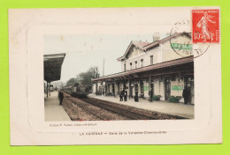 CPA  94 -- LA  VARENNE SAINT HILAIRE -- LA GARE - P. VASSAL  EDIT - VUE INCONNUE - COLORISEE - Altri & Non Classificati