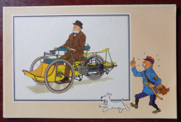 Chromo Tintin Voir Et Savoir " Automobile Origines à 1900 , Série 4 " - Voiturette Tricycle De Léon Bollée 1896 - Chromo's