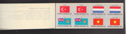 NATIONS UNIES NEW-YORK CARNET  Y & T 316 - 331 DRAPEAUX 1980 NEUF - Postzegelboekjes