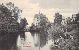 Hanau - Die Kinzig A.d.Wilhelmsbrücke Gel.1907 - Hanau