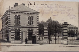 CPA Circulée 1916 , Melun (Seine Et Marne) - Caserne D'Infanterie  (132) - Melun