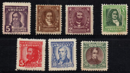 Uruguay #538-44 Uruguayan Politician Important Culture  MNH - Uruguay