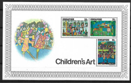 SINGAPORE 1977 CHILDREN'S ART  MNH - Singapur (1959-...)
