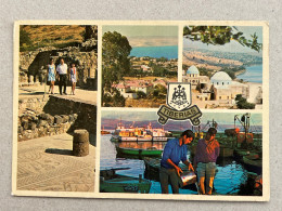 POSTCARD BY PIK-O-LET - VIEWS OF TIBERIAS, ON THE SEA OF GALILEE . ISRAEL - Israël