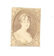 ED99 - MINIATURE PHOTOGRAPHIQUE LALLIER - HORTENSE DE BEAUHARNAIS - FORMAT 2.8 X 2.2 CM - Andere & Zonder Classificatie