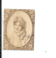 ED98 - MINIATURE PHOTOGRAPHIQUE LALLIER - MARIE LOUISE ARCHIDUCHESSE D'AUTRICHE - FORMAT 2.8 X 2.2 CM - Andere & Zonder Classificatie