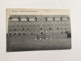 Carte Postale Ancienne  (1909) Péruwelz Institution Des Frères Maristes - Peruwelz