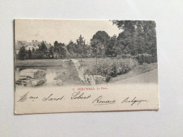 Carte Postale Ancienne  (1902)  Péruwelz Le Parc - Peruwelz
