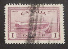 CANADA YT 224 OBLITERE "FERRY BOAT DU PRINCE EDOUARD" ANNÉE 1946 - Gebraucht