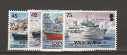 2004 MNH South Georgia  Mi 386-89 Postfris** - Georgias Del Sur (Islas)