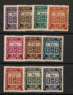 INDE - 1948 - Taxe TT N°YT. 19 à 28 - Série Complète - Neuf Luxe ** / MNH / Postfrisch - Nuovi