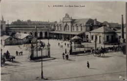 CPA Circulée 19?? , Angers (Maine Et Loire) - La Gare Saint-Laud  (133) - Angers