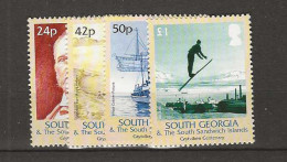 2004 MNH South Georgia  Mi 403-06 Postfris** - Géorgie Du Sud