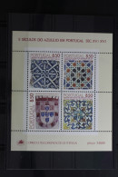 Portugal Block 33 Mit 1528, 1535, 1539, 1548 Postfrisch #TI265 - Other & Unclassified