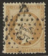 France  .  Y&T   .   21   .    O  .     Oblitéré - 1862 Napoléon III