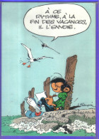 Carte Postale Bande Dessinée Franquin  Gaston Lagaffe  N°48  Très Beau Plan - Comics