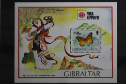 Gibraltar Block 16 Mit 632 Postfrisch #TJ580 - Gibraltar