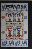 Gibraltar Block 2 Mit 337 Postfrisch #TJ569 - Gibraltar