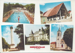 CPM  France  91 Essonne  Méréville  Vue Multiple 5 Vues - Mereville