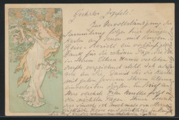 Carte Postale Alphonse Mucha Artiste Art Nouveau Art Nouveau Rare. Série De 6 - Ohne Zuordnung