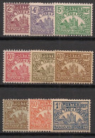 MADAGASCAR - 1908-24 - Taxe TT N°YT. 8 à 16 - Série Complète - Neuf * / MH VF - Postage Due