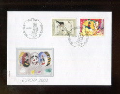 "SCHWEIZ" 2002, Mi. 1794/1795 "Zirkus" FDC (B2051) - FDC